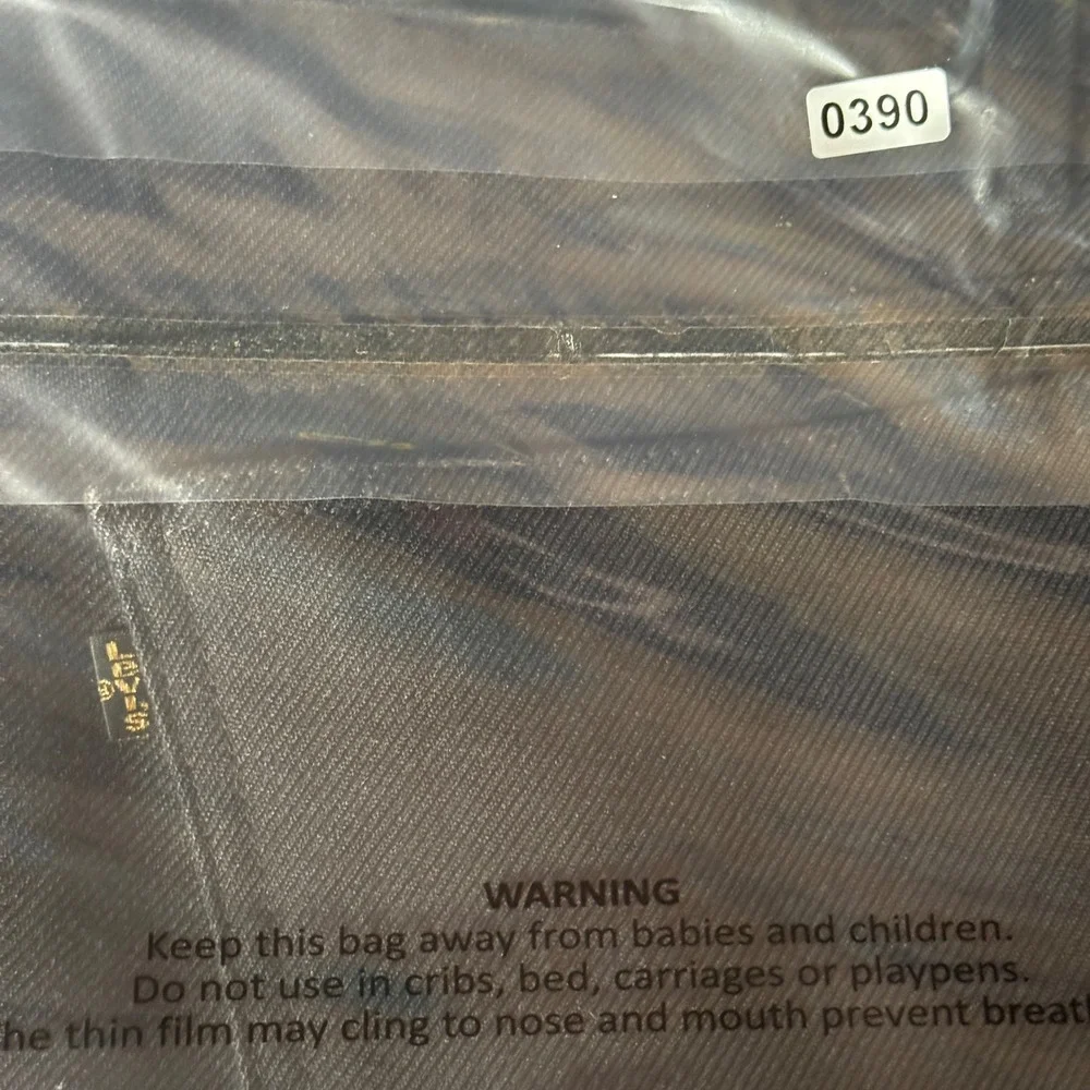 Vintage Levis 517 Sta-Prest Action Slacks Pants Mens 38x29 Black Gold Tab USA